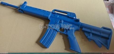 Blue gun, training gun, military