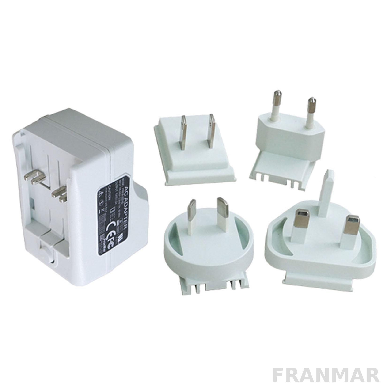 6W Medical interchangeable ac adapter