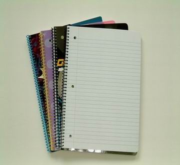 spiral notebook