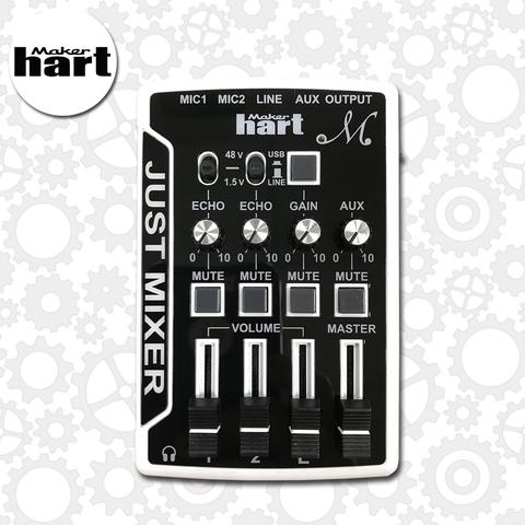 Taiwan Maker Hart 120v 35mm Webcast Usb Audio Mic Mixer Sound