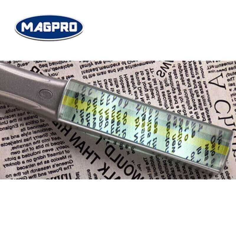 LED Lighted Bar Magnifier 4x With Tracker Line For Reading