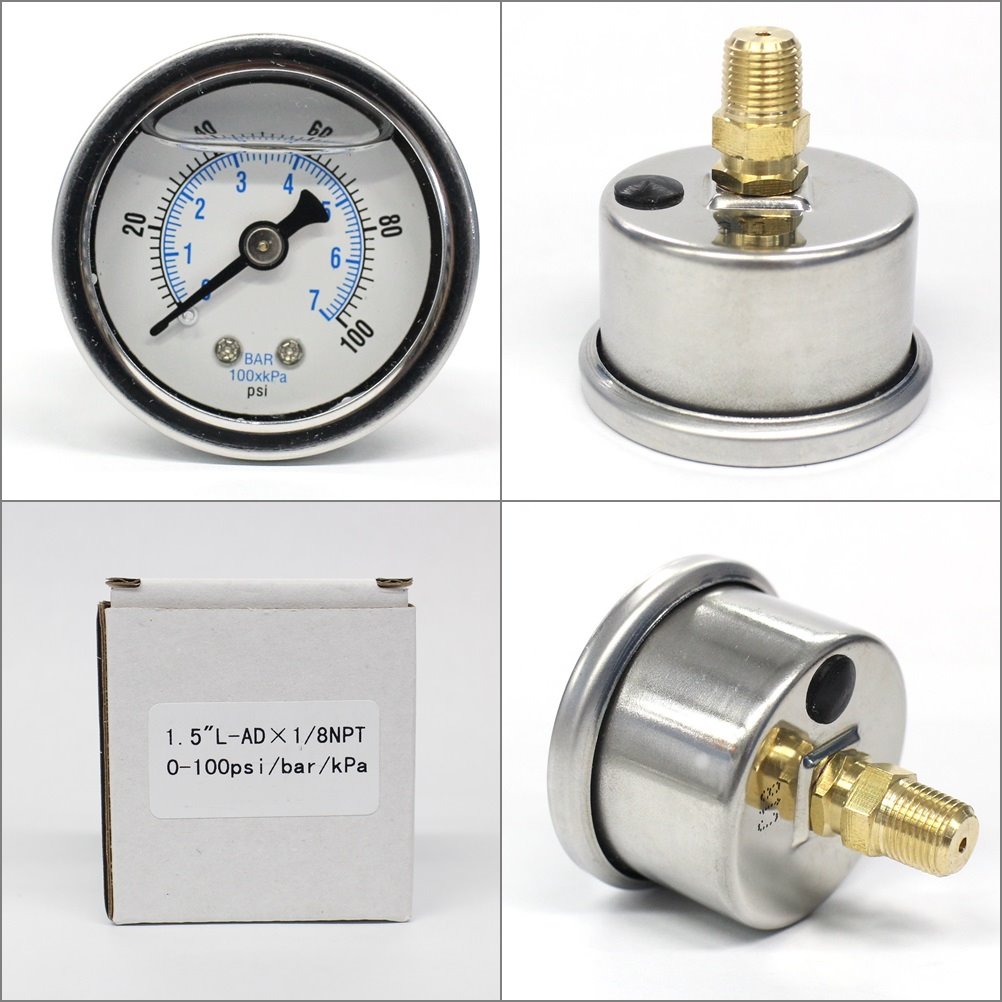 Liquid Filled Pressure Gauge Psi Taiwantrade