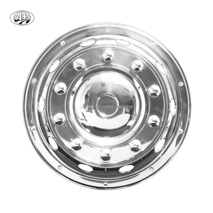 22.5 inch Truck Bus Trailer Wheel Trim Cover Stainless Steel 225 10