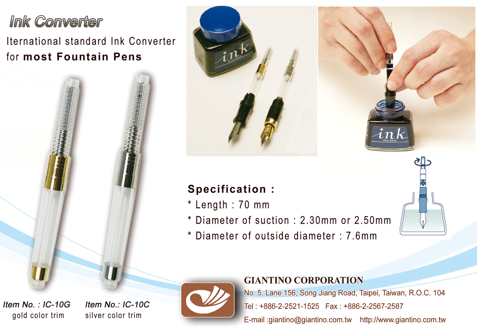 Fountain Pen Ink Converter