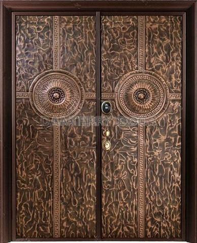 Copper Skin Front Entry Door