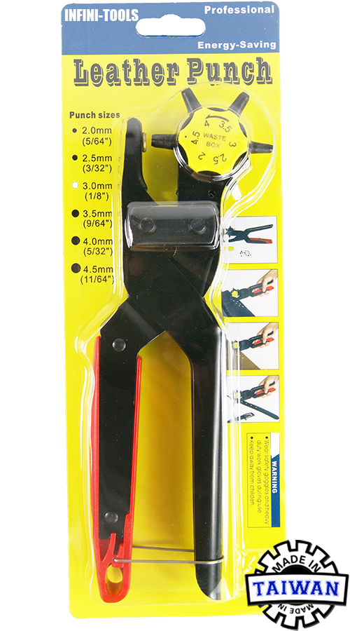Professional Revolving Punch Pliers with Lever Transmission