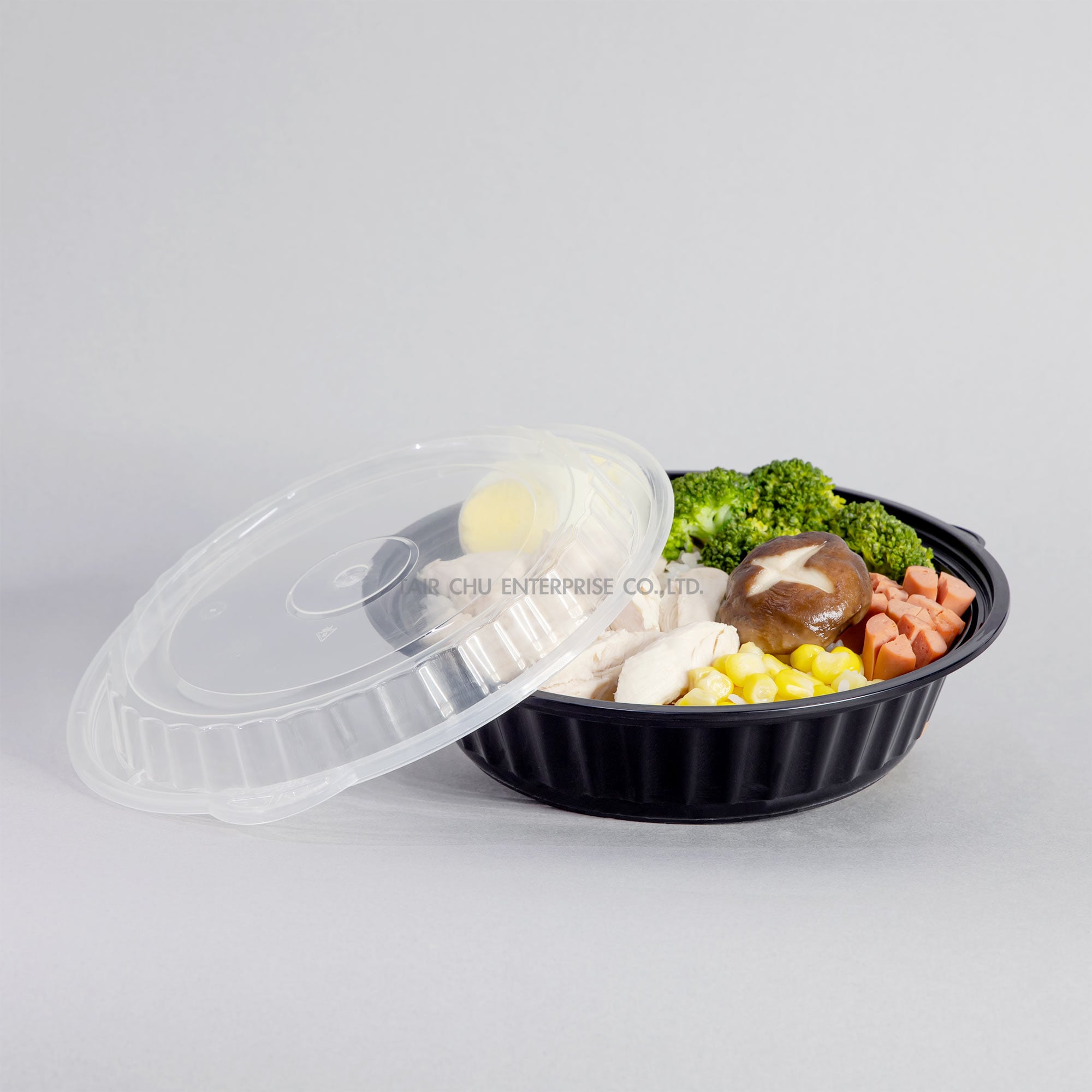 24oz Round Food Container 720ml Microwavable Food Container PP Chinese Food Risotto Salad