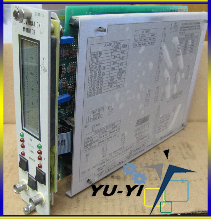 Taiwan Bently Nevada 3300 System Dual Vibration Monitor PLC