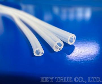 Medical Tube, Silicone Rubber Medical Tube, Medical and Dental Tubing, I.V. Tube, I.V. Line, Double-Lumen Tube, Two-Lumen Tube, Two-Passage Tube, Two-Channel Tubing, Multi-Channeled Silicone Tube