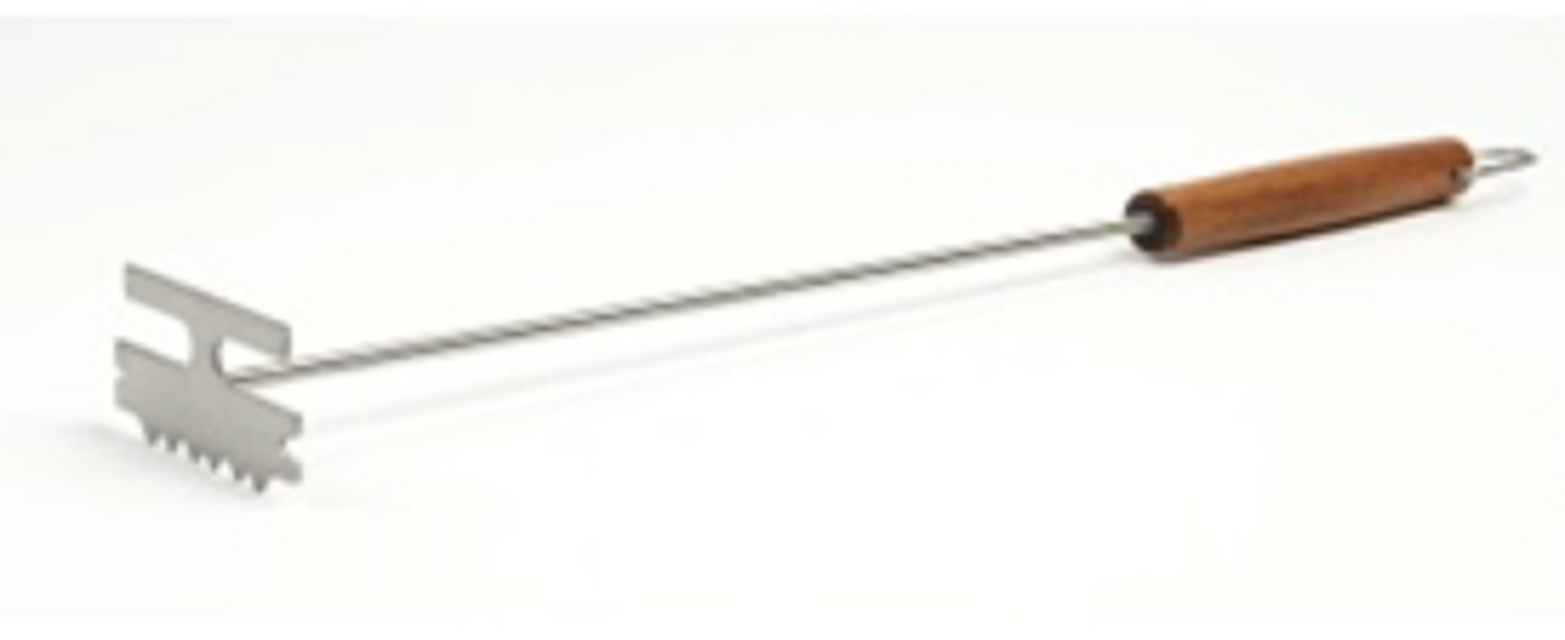 Stainless Grill Scraper with Hardwood Handle Taiwantrade