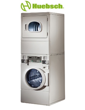 Huebsch coin-operated washing two-tier dryer