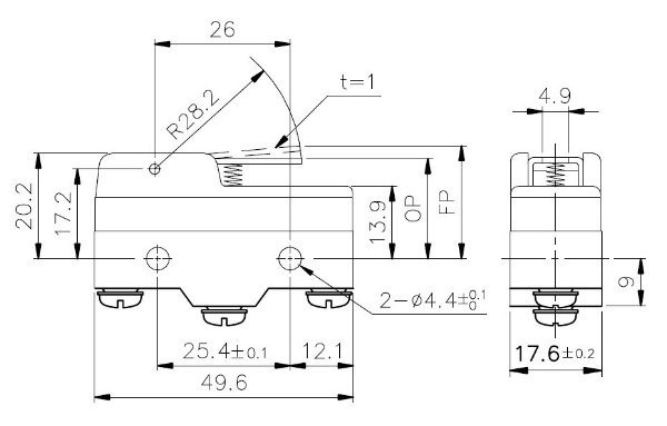 微動開關TM-1702