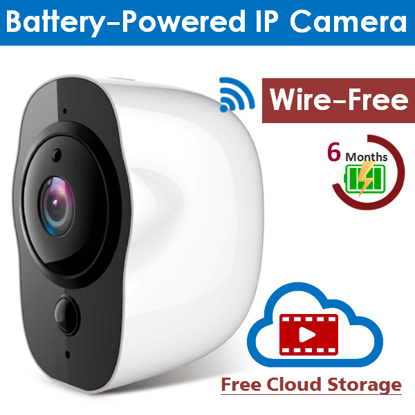wire free ip camera