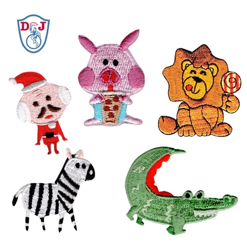 Custom Made Embroidery Patch Iron On Animal Funny Badge Applique