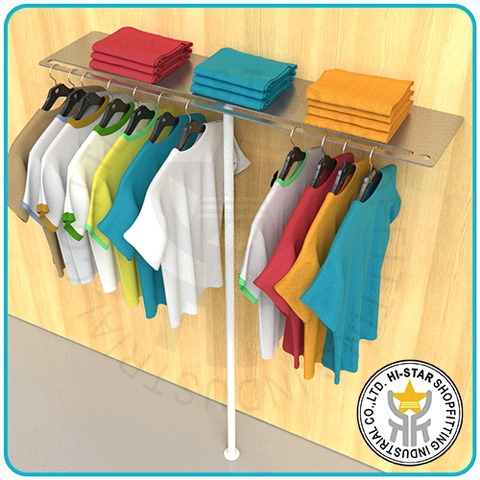 upright clothes hanger