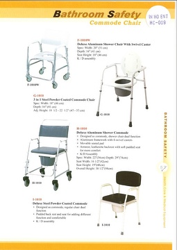 Bathroom Safety Commode Chair