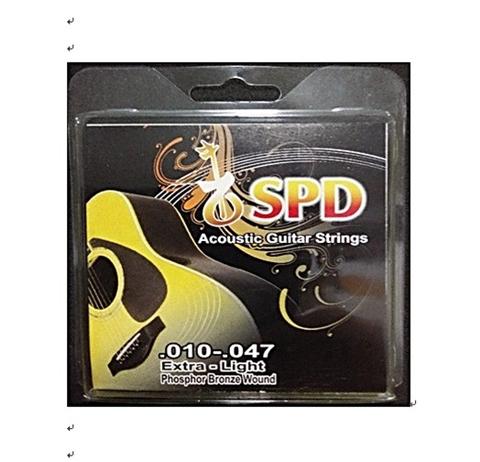 SPD Acoustic Guitar Strings,Phosphor Bronze Wound, .010-.047, Extra Light Tension SPA-561BPSXL