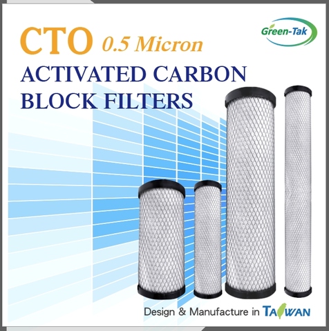 20 inch Big Blue Activated Carbon Block CTO Filter Cartridges