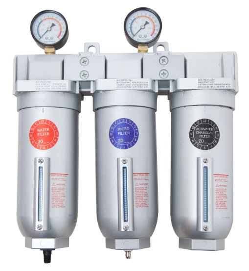 3/4" Air Control Unit with Activated Charcoal filter, Air Filter, 0.01