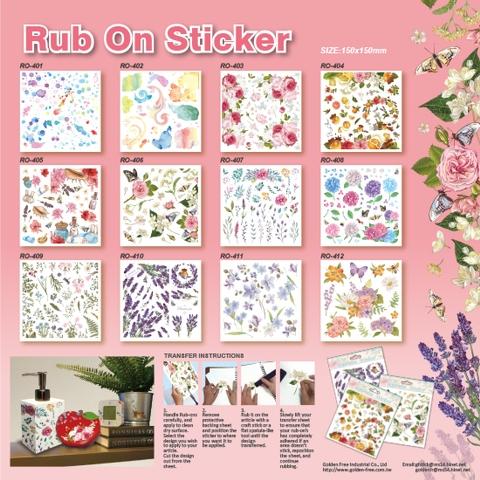 Rub On Sticker