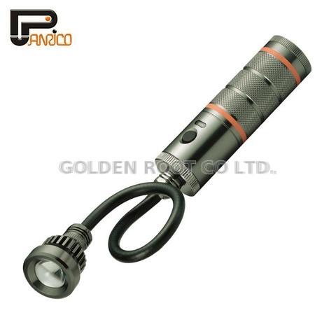 A62A 3W LED Torch Flexible Snake Torch Flashlight Work Light with Magnetic Base