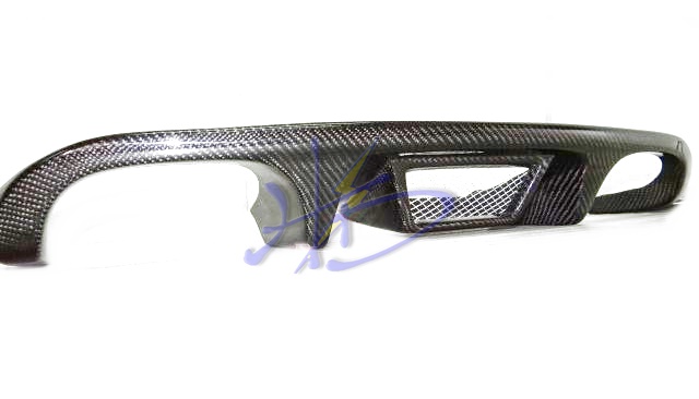 carbon fiber bmw e92 m3 rear diffuser hm-2-style