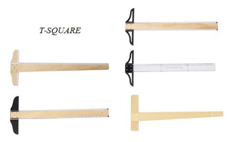 Wooden T Square, Old School New School Back to School Items