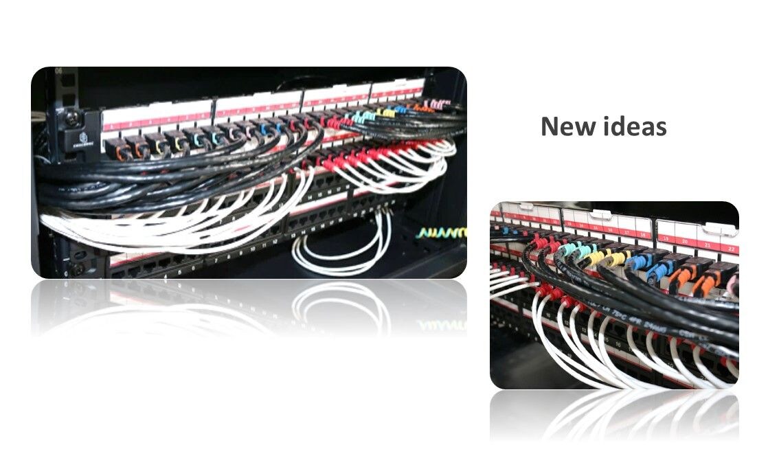 Cable de conexión CRXCONEC generalmente combinado con panel de conexión servido en el centro de datos. Cuando nuestro cable de conexión con panel de conexión se coloca en el armario de rack, el cable de conexión CRXCONEC es mucho más fácil de identificar.