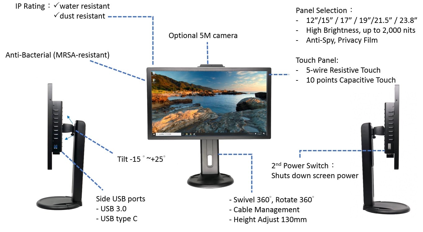 All in One PC with modular design & extensive add-on features