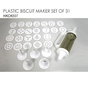 PLASTIC BISCUIT MAKER SET OF 31