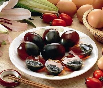 preserved chicken eggs