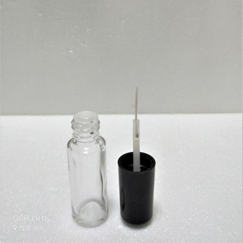 Download 5ml Cylindrical Clear Glass Bottle With Nail Art Brush Taiwantrade Com
