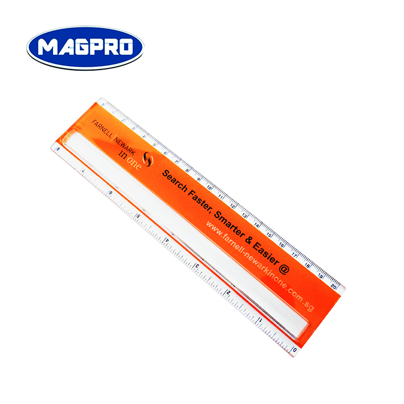 3X Rectangular Ruler Cm magnifying glass for reading ETAY INDUSTRIAL