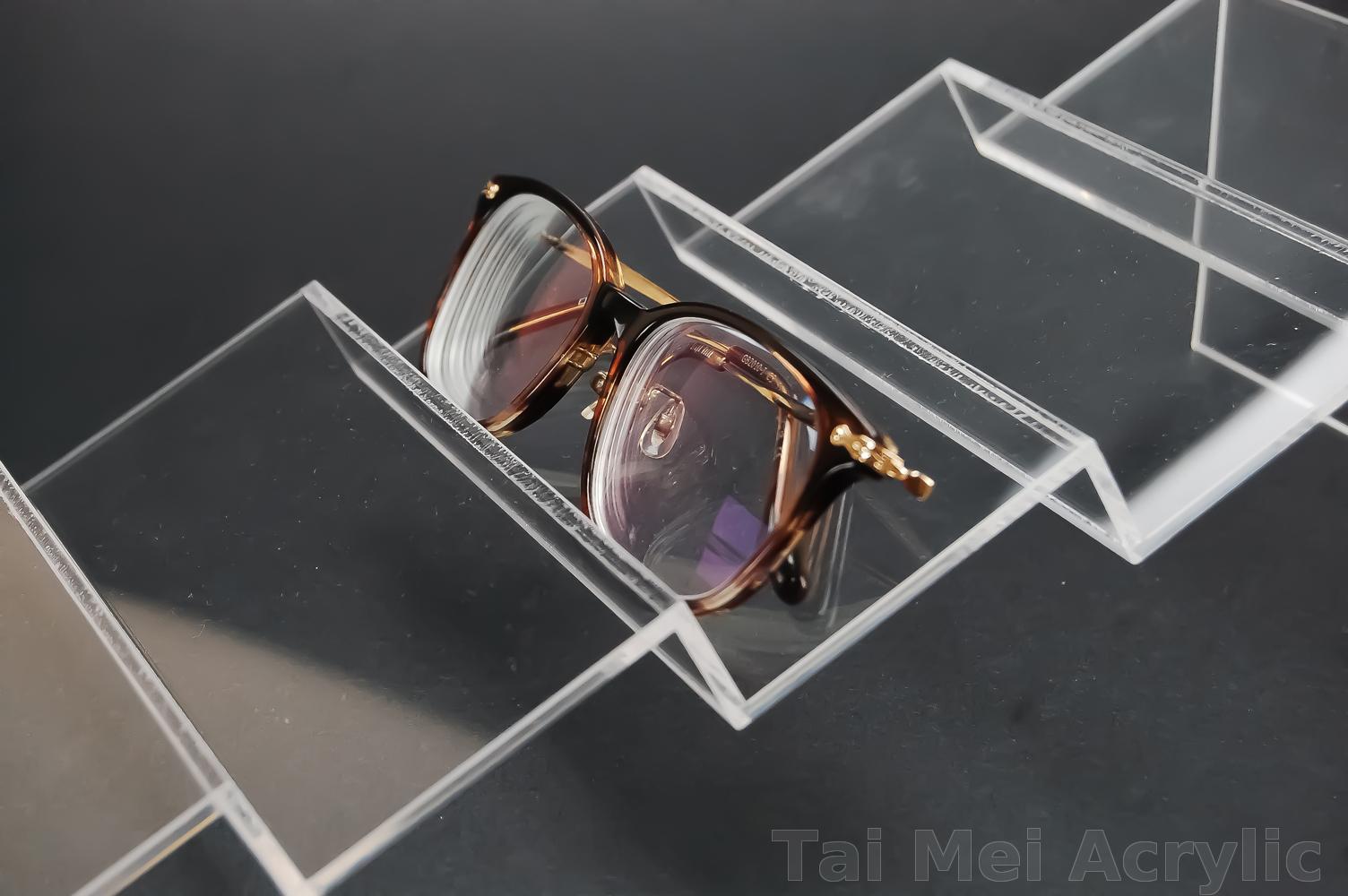 Acrylic Glasses Display, sun glasses display, 5 stage holder, glasses