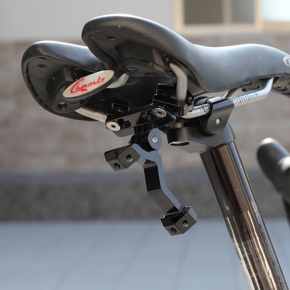 saddle mount water bottle cage