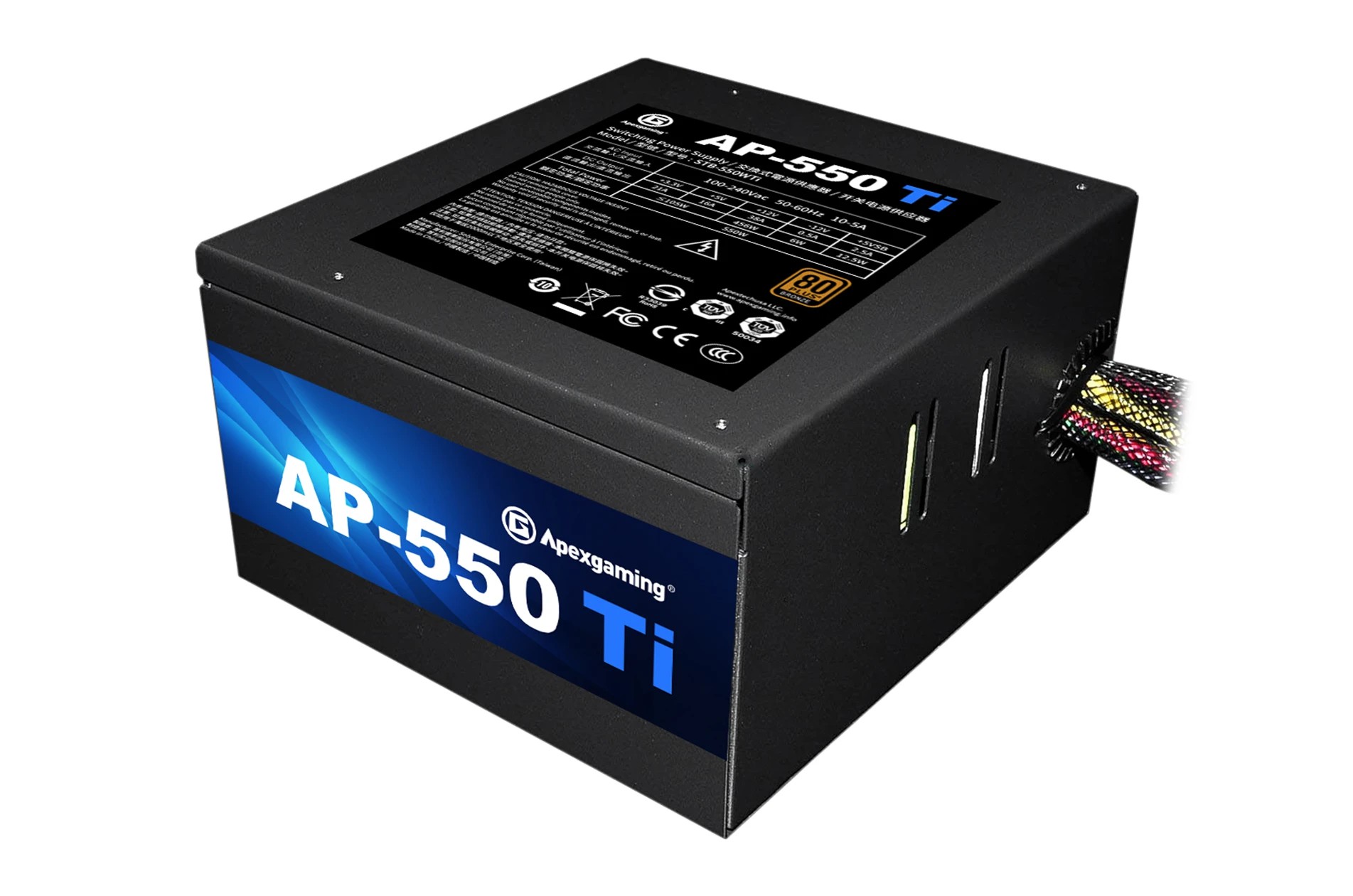 550 Watt power supply for gaming PC power
