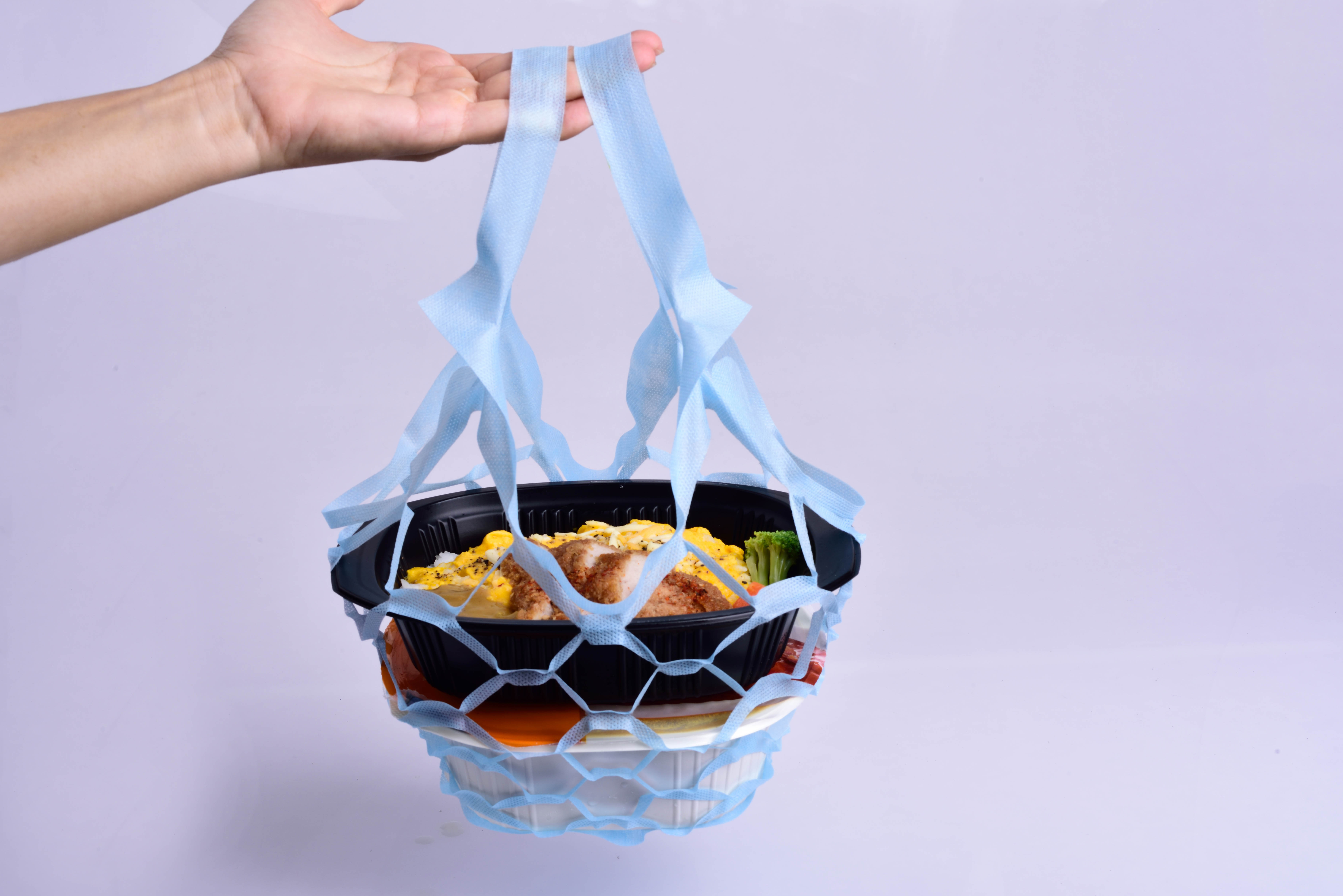Net bag for bento box, Nonwoven bento bag