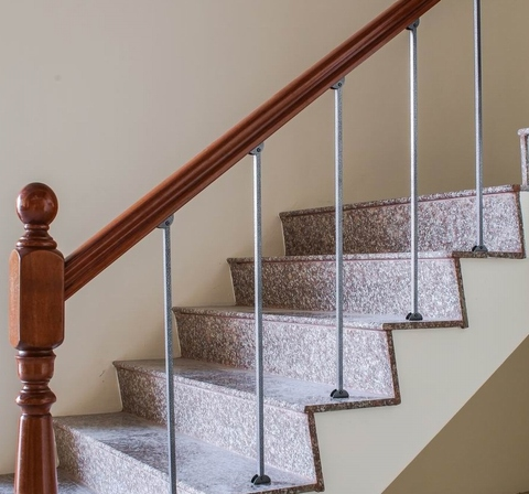 Balustrade & Handrail, Plain Square Solid Iron Baluster ES-77590