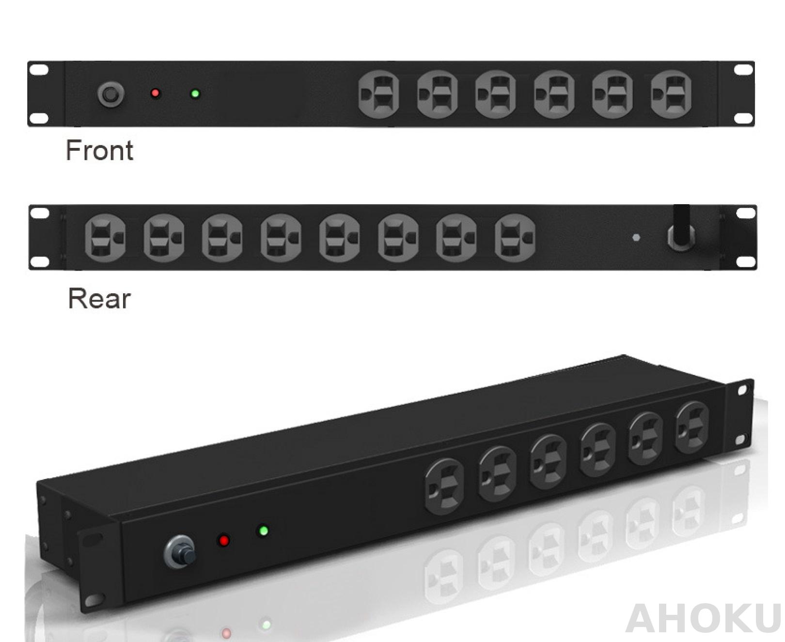 1U NEMA 520 14 Outlets Power Distribution Unit ( PDU )