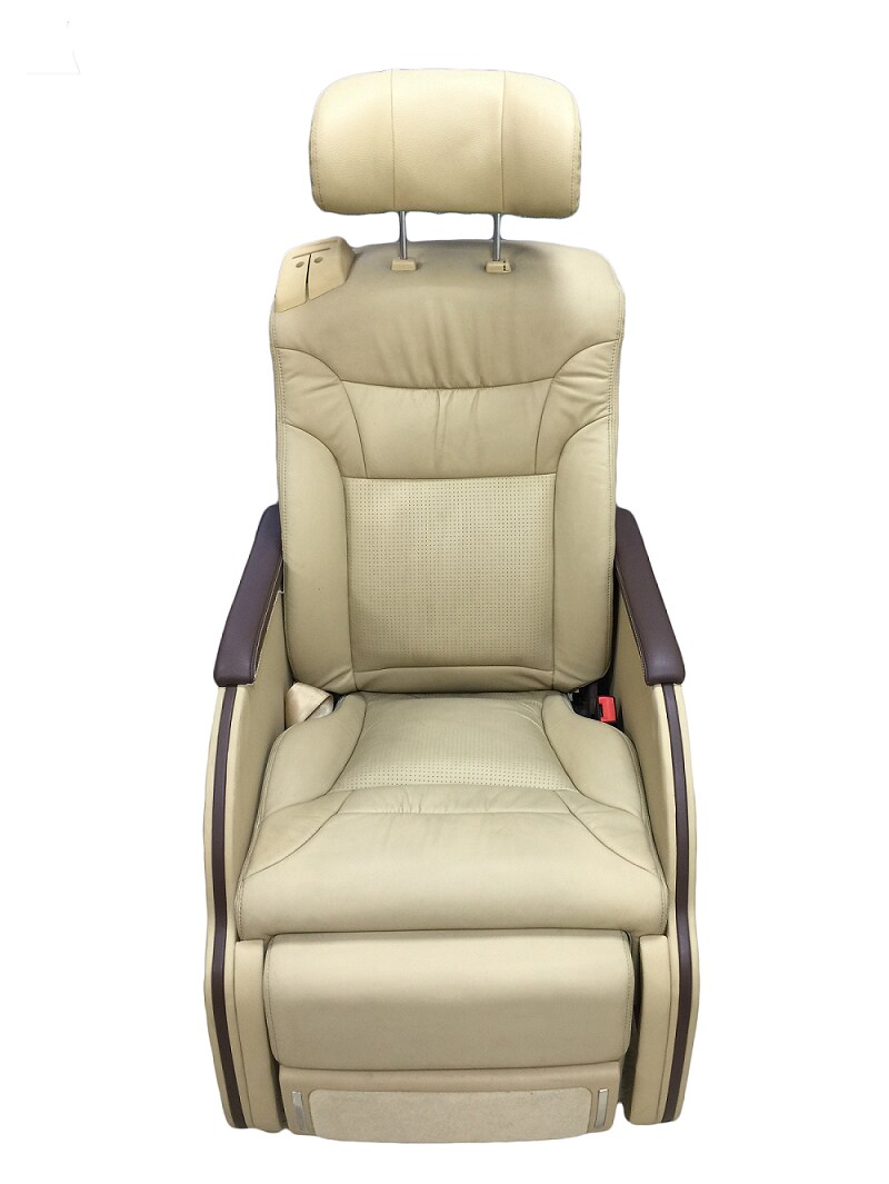 Car seat for business car, luxury seat with Ottoman, modified seat for