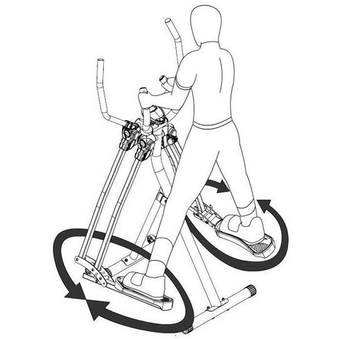 air walker cross trainer