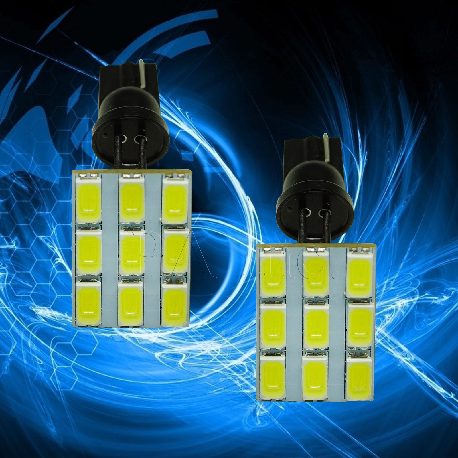 LED 9 SMD 5630 Bendable Automotive Light Bulb T10 for Interior, Reading, Map, License Plate