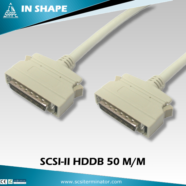 SCSIII HDDB 50 Pin Male to Male Cable supplier