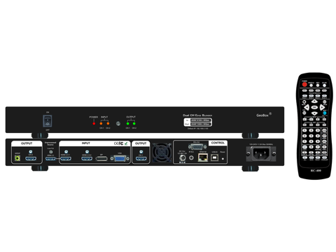 Dual Channel Edge Blending Processor