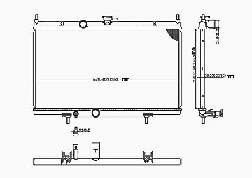 13723 Radiator Drawing RADIATOR | Taiwantrade