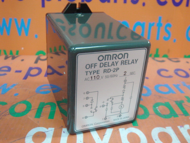 OMRON TIME DELAY RELAY RD2P TIME 2S 110V