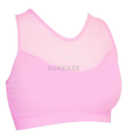 Womens Fashion Sports Bra Crop Tank Top Sleeveless Racer-back Tops Yoga Fitness