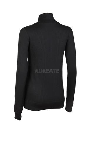 collar seamless long sleeve shirts jacket custom logo | Taiwantrade.com