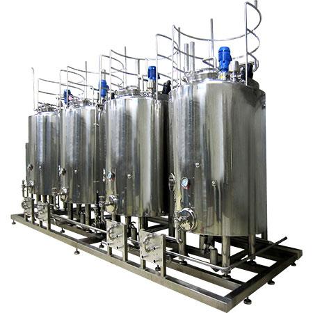 Stainless Steel Mixing Tank 500 Gallon Liquid Custom